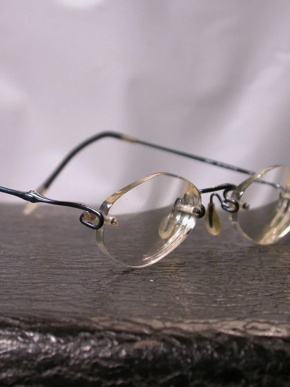 Kazuo Kawasaki Frames Modern Blue Wire Kooki Eyeglasses Made in Japan